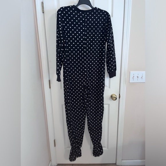 Disney Mickey Mouse One Piece Bodysuit Footed Sleeper Pajamas Adult Size M 8-10 - Picture 2 of 3